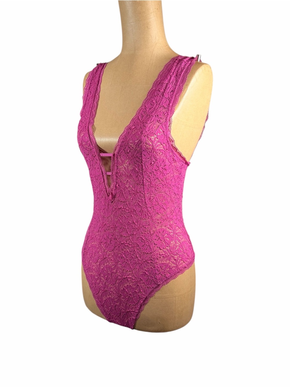 FREE PEOPLE Intimately Orchard Crush Lace Bodysuit